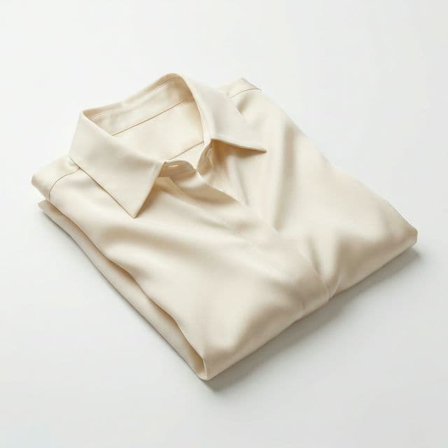 Camisa de Seda Minimalista